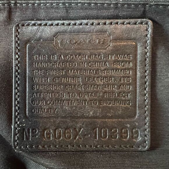 COACH Leather Chelsea Crossbody Shoulder Bag Black 10399 - Picture 9 of 14